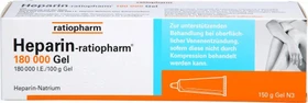 Heparin-ratiopharm 180 000 Gel, 150g