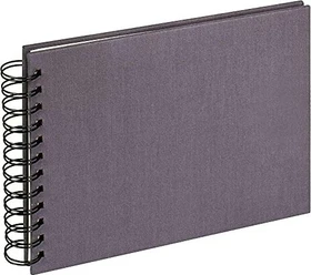 Walther Design Spiralalbum Cloth 23x17 anthrazit