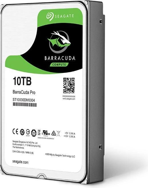 Seagate BarraCuda Pro +Rescue 10TB, 24/7, 512e / 3.5" / SATA 6Gb/s