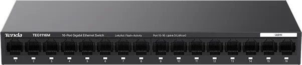 Tenda TEG1100 Desktop Gigabit Switch, 16x RJ-45