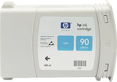 HP Tinte 90 cyan hohe Kapazität