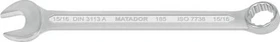Matador 0185 Ring-Maulschlüssel zöllig, 15/16"x277mm