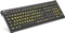 LogicKeyboard Nero Slim Line LargePrint PC, Yellow on Black, USB, DE Vorschaubild