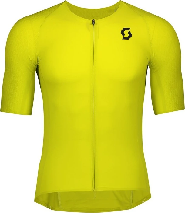 Scott RC Premium Kinetech Trikot kurzarm sulphur yellow/black (Herren)