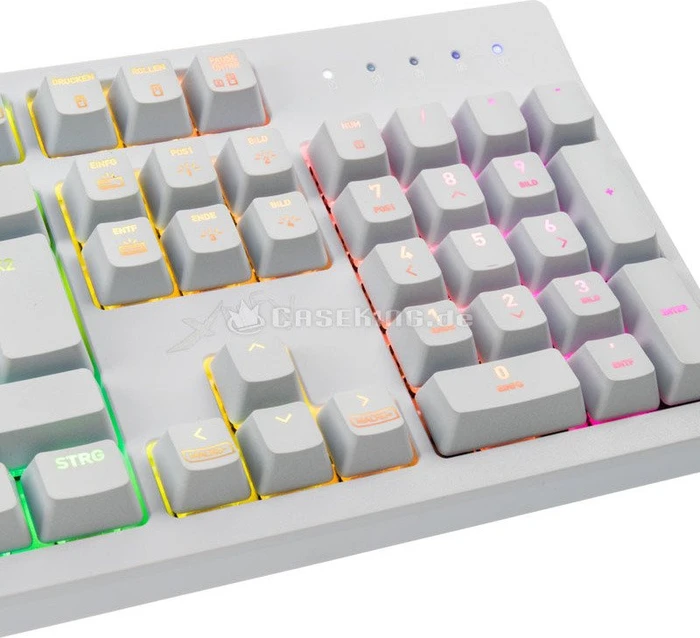 Xtrfy K2, weiß, Kailh RED, USB, DE