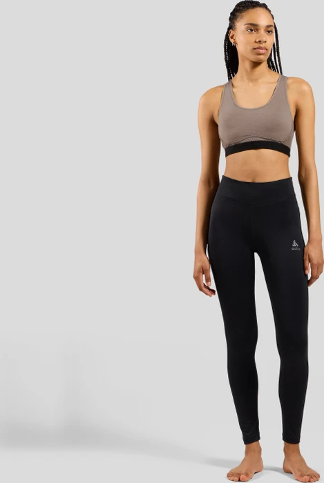 Odlo Ascent Performance Wool Medium Sport-BH cinder/black (Damen)