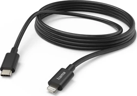 Hama Ladekabel USB-C/Lightning 3m schwarz