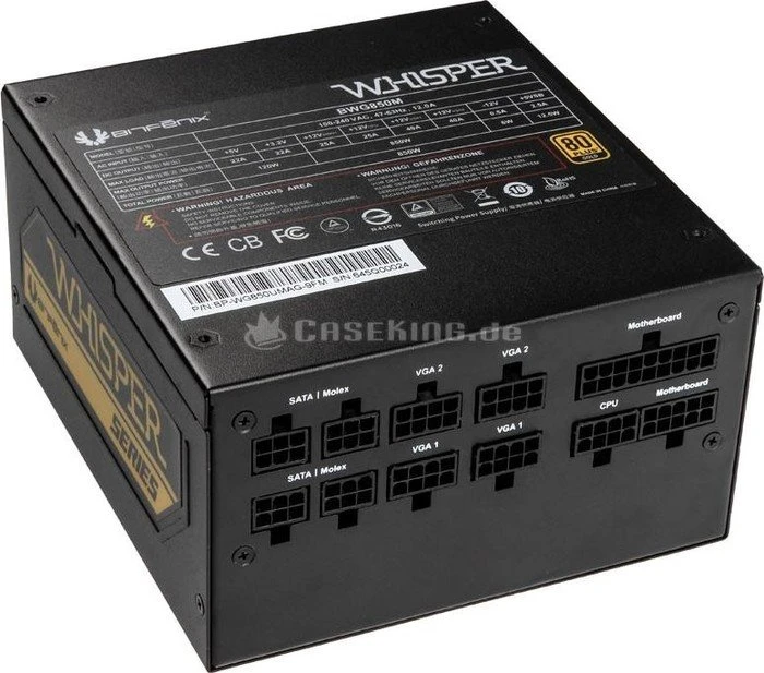 BitFenix Whisper M 850W, ATX 2.4