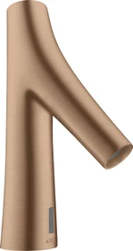 Hansgrohe Axor Starck Organic elektrische Waschbeckenarmatur mit Temperaturvoreinstellung und Batterie brushed red gold