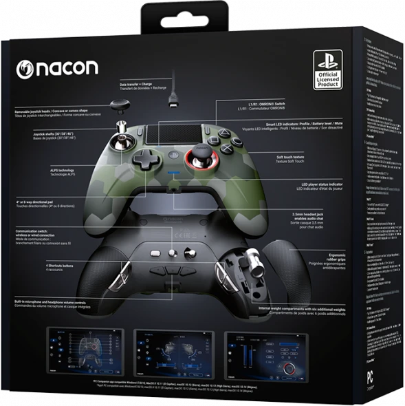 Nacon Revolution Unlimited Pro Controller camo green (PS4/PC)