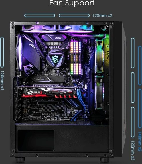 MSI MAG Vampiric 100R, Glasfenster