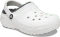 Crocs Classic Lined weiß/grau (Junior) Vorschaubild