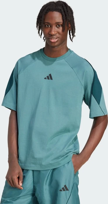adidas Stadium T-Shirt kurzarm preloved teal/aurora ivy (Herren)