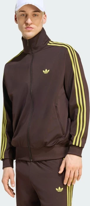adidas Firebird Track Top Trainingsjacke aurora coffee/preloved lime (Herren)