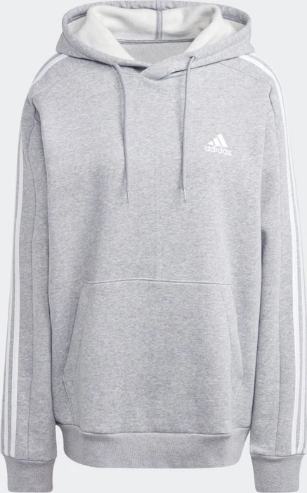 adidas Essentials 3-Streifen Hoodie medium grey heather (Herren)