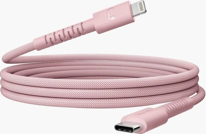 Fresh 'n Rebel FlexWave USB-C to Lightning Cable 2m Pastel Pink
