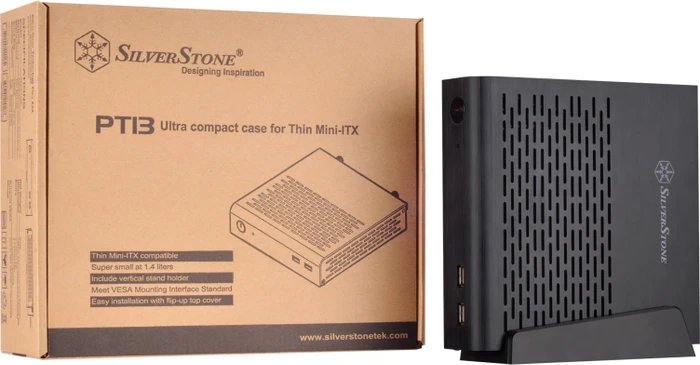 SilverStone Petit PT13, schwarz, Mini-ITX