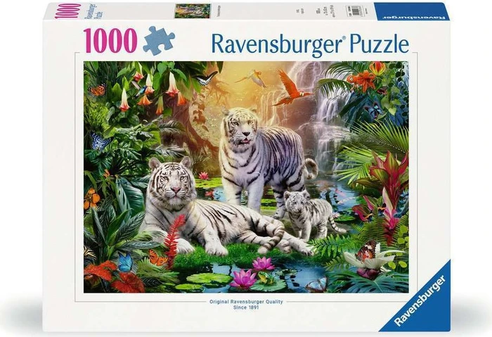 Ravensburger Puzzle Familie der Weißen Tiger