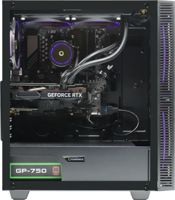 Hyrican Gamemax Black Hole 7815, Ryzen 5 7500F, 16GB RAM, 1TB SSD, GeForce RTX 5070