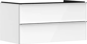 Hansgrohe Xelu Q Waschtischunterschrank 98x48.5cm, 2 Schubkästen, Griff mattweiß