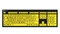 LogicKeyboard Nero Slim Line LargePrint PC, Black on Yellow, USB, DE Vorschaubild