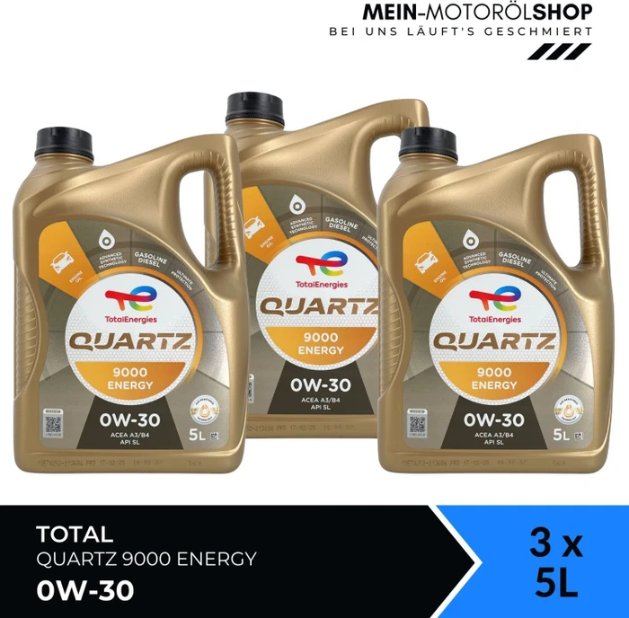 Total Quartz 9000 Energy 0W-30 5l