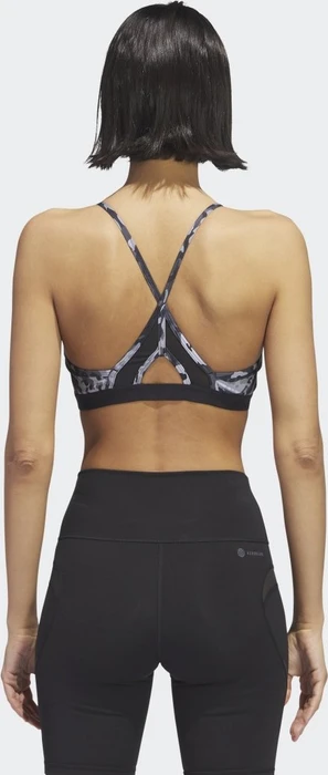 adidas AEROREACT Training Light-Support Sport-BH black/mgh solid grey (Damen)