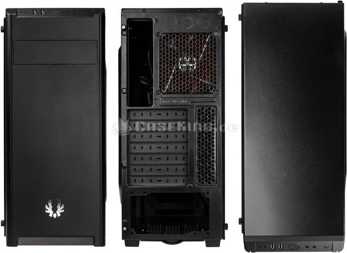 BitFenix Nova TG schwarz, Glasfenster