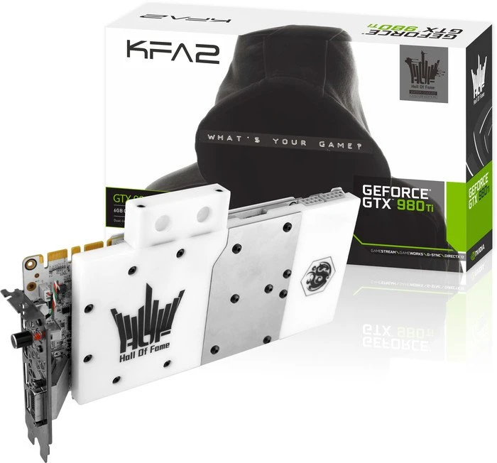 KFA2 GeForce GTX 980 Ti Hall Of Fame Watercooled, 6GB GDDR5, DVI, HDMI, 3x DP