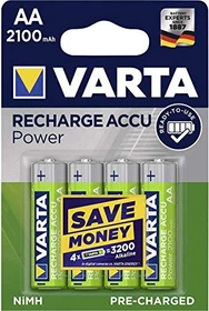 Varta Recharge Accu Power Mignon AA NiMH 2100mAh, 4er-Pack