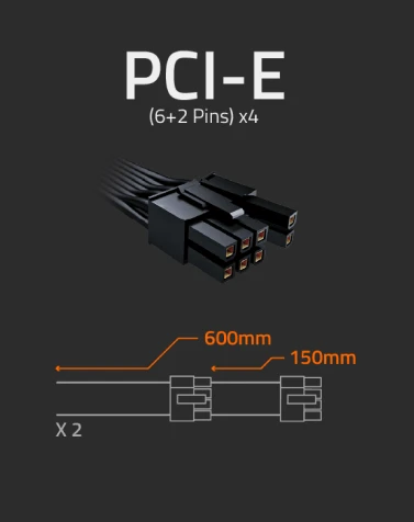 GIGABYTE UD1000GM PG5 1000W, ATX 2.31, Rev. 1.0