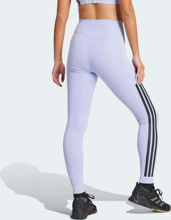 adidas Optime 3-Streifen Hose lang violet tone (Damen)