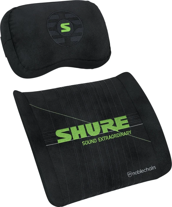 noblechairs Kissen-Set Shure Edition, schwarz