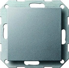 Gira System 55 Blindabdeckung mit Tragring, alu