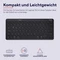 Trust Lyra Compact Wireless Keyboard, schwarz, USB/Bluetooth, DE Vorschaubild