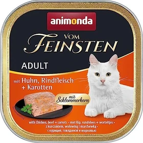 animonda Vom Feinsten Adult Huhn, Rindfleisch, Karotten, 3.20kg (32x 100g)
