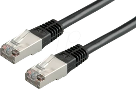 Value Patchkabel, Cat6, S/FTP, RJ-45/RJ-45, 10m, schwarz