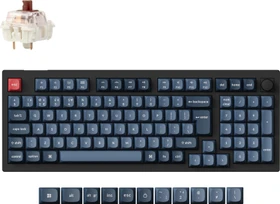 Keychron V5 Max, Carbon Black, 96%, LEDs RGB, hot-swap, Gateron Jupiter BROWN, USB/Bluetooth, UK
