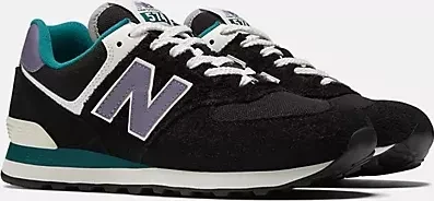 New Balance 574 schwarz/blau