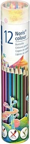 Staedtler Noris colour 185 Buntstift sortiert, Metalldose, 12er-Set