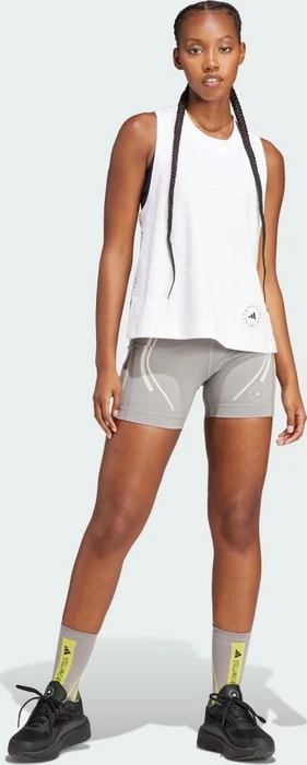 adidas by Stella McCartney Logo Funktionsshirt ärmellos weiß (Damen)
