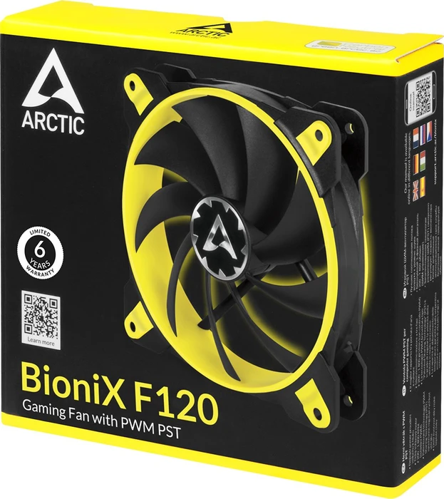 ARCTIC BioniX F120 PWM PST gelb, 120mm