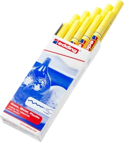 edding 751 Glanzlackmarker pastellgelb, 10er-Pack