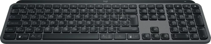 Logitech MX Keys S, Graphite, schwarz, LEDs weiß, Logi Bolt, USB/Bluetooth, BE