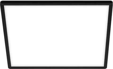 Briloner Slim LED Deckenleuchte 18W 29.3cm schwarz