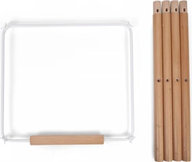 Childhome Evolu Extra Set Lange Beine & Fußstütze naturell weiß