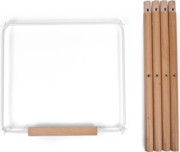 Childhome Evolu Extra Set Lange Beine & Fußstütze naturell weiß