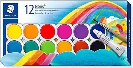 Staedtler Noris 888 Farbkasten, 12 Farben
