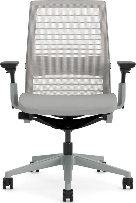 Steelcase Think Bürostuhl mit Armlehnen, grau