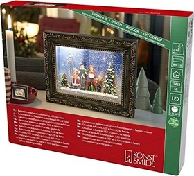Konstsmide Motiv Bilderrahmen 19.5cm LED 2x warmweiß